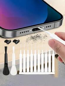 50PCS/20PCS/10pcs/2pcs迷你清洁刷，50PCS/27PCS/14PCS清洁套装，适用于缝隙和缝隙，电子产品清洁软刷，浴室防堵塞微型尼龙刷，适用于手机毛孔、马桶、家庭清洁工具，适用于淋浴喷头、手机键盘、PC笔记本电脑清洁器 - 彩色 - 查看 3