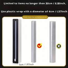 Kitchen Wrap Dispenser, Drawer Organizer, Rechargeless Reusable Kitchen Film Cutter And Sealer, Suitable For Home, Restaurants, Supermarkets - Multicolor - View 7