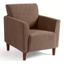 1pc Spicy Strip Pattern Sofa Cover, Furniture Dust Cover, Fit For Shabby Small Sofa, Living Room, Bedroom, Study, Office