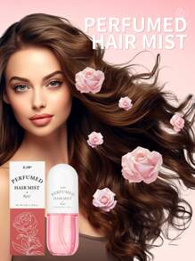 Rose Enchanting Hair Fragrance Mist- Long-Lasting, Non-Greasy, Moisturizes, Refreshing, And Seductive Warm Floral Scent For Women - Perfect Dating, Party, And Daily Life Gift Idea For Her