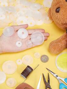 40/10 piezas Articulaciones para hacer muñecas - Ocho tamaños de articulaciones corporales - Articulaciones de plástico - Articulaciones para miembros y cabeza de muñecas de tela artesanal - Usadas para osos de peluche, hacer muñecas de tela artesanal - Manualidades DIY - Regalo perfecto para el aula, pasatiempos, regalar a amigos, compañeros de clase (12 mm, 20 mm, 30 mm, 40 mm)