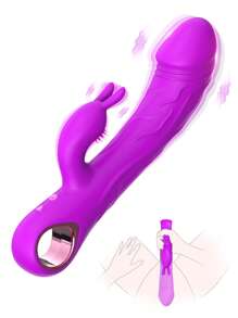 LIKETHAT Vibradores para clítoris y punto G con 10 modos, vibrador vaginal conejo, masajeador femenino para parejas, consolador extra grande, juguetes sexuales eróticos para mujeres para una poderosa orgasmo, vibradores AV, masturbación femenina, consolador, juegos sexuales, máquinas sexuales, vibradores anales, vibradores tipo bala