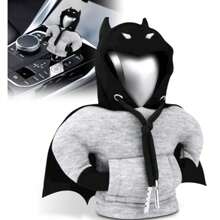 Bat Shift Lever Collars Hoodie Car Gearshift Lever Cover Change Lever Sweatshirt Gearshift Cover Hoodie Gear Knob Sweater