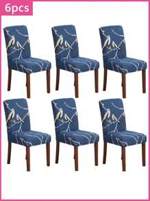 2/4/6 pièces Housse de chaise pour salon, housse de table à manger, housse protectrice pour chaise, housse décorative de maison pour tabouret