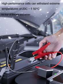 1 件 150PSI 5000A 带空气压缩机的启动器，5 合 1 功能数字汽车轮胎充气机跳箱电池组，适用于 10L 汽油或 8.0L 汽油的便携式汽车电池充电器