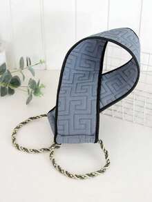 1pc Exfoliating Bath Towel, Double-Sided Scrub Strips, Suitable For Deep Cleansing And Massage (Random Color And Pattern) Back To School - Multicolor - View 11