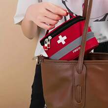 First Aid Kit Storage Bag, Portable Outdoor Rescue Bag, Home Use For Youth, Large Capacity Storage Box