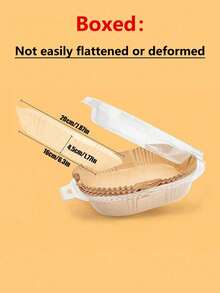 100pcs Air Fryer Paper, Parchment Paper For Baking, Non-Stick Steamer Mat For Cooking, Disposable Physical Paper - Multicolor - View 10