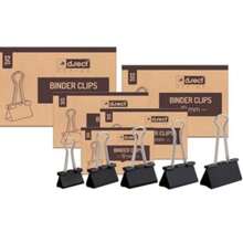 12 carpetas de archivos | 25 mm | Caja multiusos de clips para papel | Clips de carpeta | Clips de metal para dibujar papeles | Para notas | Papel de escritura | Suministros de oficina, vuelta al colegio, útiles escolares - Multicolor - Ver 8