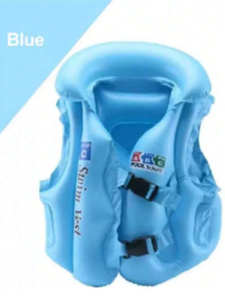 Chaleco Salvavidas Inflable Infantil - Azul - Ver 1