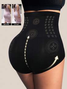 1 Pc Seamless Shaping Panties High Waist Tummy Control Underwear Slimming Butt Lifter Waist Trainer Body Shaper Panties Women Shapewear Bottoms Sheath Flat Belly Woman Lingerie Briefs