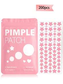 星形脸贴 - 温和不刺激,装饰贴片,防水透气,日常必备脸贴,方便携带,适合旅行、聚会、化妆技巧,拍照道具,脸部彩绘必备,适用于各种派对和娱乐活动,成人适用 - 彩色 - 查看 12