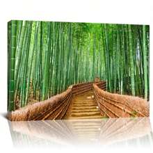 FramedKREATIVE ARTS Motivational Self Positive Office Quotes Inspirational Bamboo Growth Poster Canvas Prints Wall Art For Walls Decoration