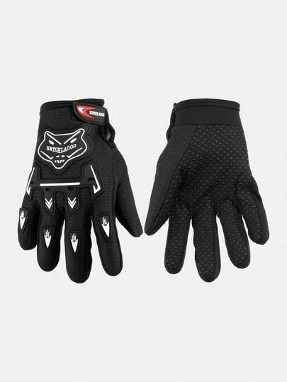 1 par de guantes para niños para deportes al aire libre, pesca, montañismo y ciclismo, guantes antideslizantes y transpirables