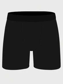 Men's Innovative Boxing Briefs, Printed With "Warning: Fart Ready" Design, Breathable & Comfortable, Quick-Dry Stretchy Boxer Shorts, Suitable For Sports, Beach, Casual Wear