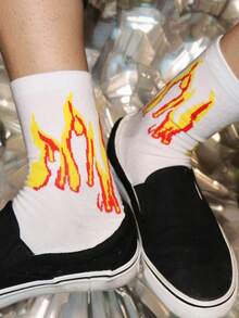 1/2/5/10 Pairs Unisex Crew Socks - Multicolor - View 4