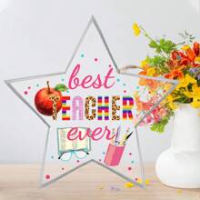 Teacher Appreciation Gifts For Women Men, Teacher Birthday Christmas Gifts Teacher's Day Thank You Gifts, Gradua Tion Gifts For Teachers, Acrylic Keepsake Desk Decor, Best Teacher Ever