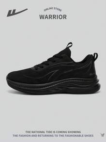 WARRIOR 1 Paar Herren Schnür Sport Schuhe, atmungsaktiv aus Mesh mit weicher Sohle rutschfest, vielseitig bequeme Freizeitschuhe für Outdoor Sport, Gehen, Laufen