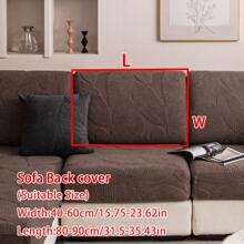 1 Stück Plüsch Jacquard rutschfeste Anti-Splash Sofasitzüberzug, weich und hautfreundlicher moderner Stil elastischer Sofahusse, geeignet für alle Jahreszeiten, hundesicher, passend für L-förmige Kombinations-Sofas und 1/2/3/4-Sitzer-Sofas (einzeln verkauft)