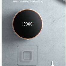 Automatic Soap Dispenser, Intelligent Sensor Foam Hand Washer, Time Display, Gear Adjustment, Kitchen Gel Handwash Machine, Wall Mounted USB Charging - Multicolor - View 8