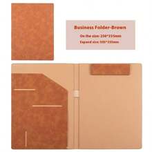 A4 Folder For Office Receipts, Storage Of Business Leather Official Documents, Manager's Folder, Contract Signing Book,Back To School,School Supplies
