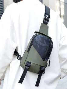 Multi-Functional Men's Waist/Chest/Messenger/Backpack, & Versatile