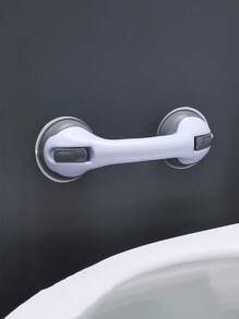 1 pezzo/2 pezzi Maniglione da bagno con forte ventosa, barra di presa con ventosa, barra di presa adesiva antiscivolo in vetro con ventosa