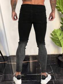 Men's Pocket Distressed Skinny Casual Fashionable Jeans