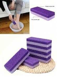 1/4 Stücke Fußpumice-Stein Exfoliierender Feile, Hornhaut Abgestorbene Haut Entferner, Fersenbürste, Salon Fußpeeling Pad, Pediküre Hautentferner, Fersenbürste, Salon Fußpeeling Pad, Pediküre...Exfolierendes Werkzeug für Männer und Frauen, Tasche, Organizer, Aufbewahrung Weihnachtsgeschenk