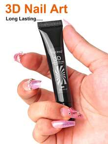 TWOING 2瓶装3D美甲造型凝胶 - 雕塑塑形凝胶，适用于DIY美甲设计，完美适用于彩绘、3D装饰和圣诞美甲，是秋冬季美甲的理想之选。 - 無色 - 查看 10