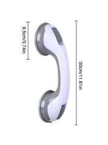 1 pezzo/2 pezzi Maniglione da bagno con forte ventosa, barra di presa con ventosa, barra di presa adesiva antiscivolo in vetro con ventosa