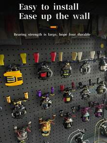 1/5/10pcs Fishing Reel Holders Peg Board Accessories Display Rack, Universal For Water Drop Wheel, Spinning Reel - Multicolor - View 6