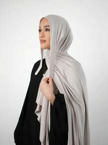 1 Stück Instant-Jersey-Hijab aus weicher, atmungsaktiver und knitterfester Stoffqualität. Binden-Hijab. Geeignet für ganzjährige Nutzung und täglichen Gebrauch durch Muslime.