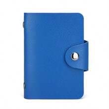 24 emplacements Porte-cartes, étui de poche de couleur unie simple, organisateur de cartes de crédit et d'identité pour hommes et femmes, porte-cartes , indispensables de voyage pour portefeuille de femme, mini portefeuille, porte-monnaie, porte-cartes