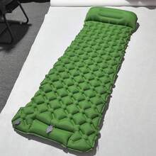 Outdoor Camping Inflatable Mattress Sleeping Pad With Pillows Ultralight Air Mat Built In Inflator Pump Hiking Ultra-Light Air Bed Portable Folding Picnic Pad Beach Pad Ground Pad Nap Inflatable Pillow Inflatable Pillow For Sleeping In The Car Inflatable Pad For Christmas Friends To Stay Overnight - Multicolor - View 3