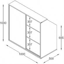 Bedroom Armoires - 黑色1 - 查看 3