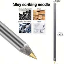 Metal Scribe Pen, Tungsten Carbide Tip Marking Pen For Metal, Wood, Glass, Tile Cutting, Manual Craft Tools - Gold - View 4