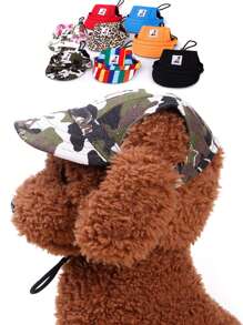Berretto da baseball con visiera per animali domestici, decorazione per coprire la testa, cappello a forma di papera, cappello da sole per gatti, protezione solare estiva, stile coreano, berretto da baseball carino per cani