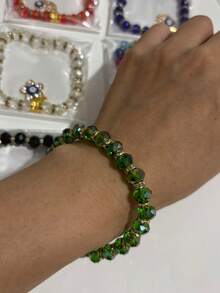 Kit 6 Units Women's Bracelets Beads With Delicate Pendant - 彩色 - 查看 5