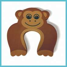 1/8 opakowania ochraniacza na drzwi dla dzieci, blokada drzwi dla dzieci z kreskówkowym wzorem, słodka pianka EVA z motywem zwierzątek – miękka, kolorowa i trwała, miękka tekstura, ochraniacz na drzwi