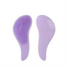 Set de 11 piezas Nuevo cepillo de pelo suave antienredos con masaje en los dientes, cepillo mágico con cojín alisador para la parte superior de la cabeza, para uso doméstico