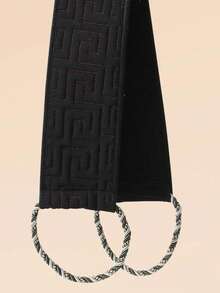 1pc Exfoliating Bath Towel, Double-Sided Scrub Strips, Suitable For Deep Cleansing And Massage (Random Color And Pattern) Back To School - Multicolor - View 7