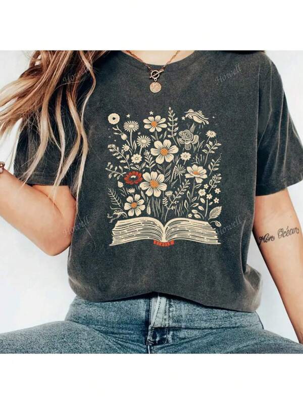 Women's Casual Short Sleeve Round Neck T-Shirt