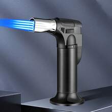 NetHong Blow Torch Lighter Refillable Butane Gas Micro Welding Soldering Brazing Tools(Butane Not Included!!!) - Black - View 1