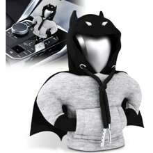 Bat Shift Lever Collars Hoodie Car Gearshift Lever Cover Change Lever Sweatshirt Gearshift Cover Hoodie Gear Knob Sweater