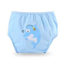 4 件可调节、防水、可重复使用的尿布裤，适合幼儿男孩和女孩，如厕训练，防漏，四季皆宜的礼物 - 彩色 - 查看 21