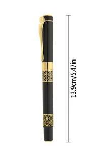 1PC Luxury Business Signature Ballpoint Pen, Metal Pen Set, Exquisite Design, Professional Administrative Office Ballpoint Pen, Suitable For Signature Business Office Supplies, Men And Women, Style, Gift First, Mother's Day Gift Back To School - Black - View 7