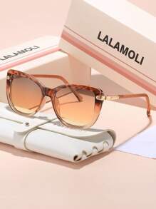 LALAMOLI LALAMOLI Katzenauge Vollrand Modebrillen, für Outdoor, Strand, Party, Urlaubsgeschenk für Sommer Strandurlaub, Outdoor, Reisen