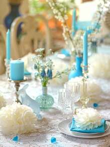 8 pièces Grandes fleurs en papier pompon fond blanc ivoire à suspendre, pour anniversaire, mariage, demande en mariage, fête entre amis, enterrement de vie de jeune fille, anniversaire, fête de fin d'études
