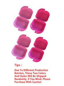 玫瑰图案 A-Z 牙科正畸保持器假牙粉色收纳盒，牙套盒，假牙盒，透气正畸牙套盒，保持器盒，牙科收纳盒，假牙放置盒，易于使用，方便携带，牙套牙套矫正器盒，口腔卫生牙套收纳盒，家用办公宿舍用品，家用收纳用品，牙科配件